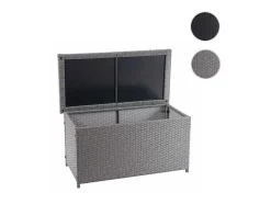 Vente-unique Tuinopslag-Kussenbox Van Polyrattan Mcw-D88 Iii, Basic Grijs, 51X100X50Cm 170L