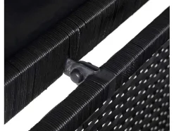 Vente-unique Tuinopslag-Kussenbox Van Polyrattan Mcw-D88 Iii, Basic Zwart, 63X135X52Cm 320L