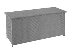 Vente-unique Tuinopslag-Kussenbox Van Polyrattan Mcw-D88 Iii, Premium Grijs, 63X135X52Cm 320L