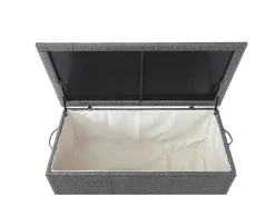 Vente-unique Tuinopslag-Kussenbox Van Polyrattan Mcw-D88 Iii, Premium Grijs, 63X135X52Cm 320L