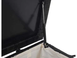 Vente-unique Tuinopslag-Kussenbox Van Polyrattan Mcw-D88 Iii, Premium Zwart, 51X115X59Cm 250L