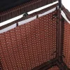 Vente-unique Tuinopslag-Kussenbox Van Polyrattan Mcw-D88 Iii, Premium Bruin, 80X160X94Cm 950L