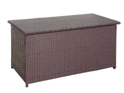 Vente-unique Tuinopslag-Kussenbox Van Polyrattan Mcw-D88 Iii, Premium Bruin, 80X160X94Cm 950L