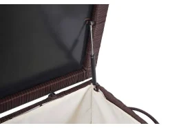Vente-unique Tuinopslag-Kussenbox Van Polyrattan Mcw-D88 Iii, Premium Bruin, 80X160X94Cm 950L