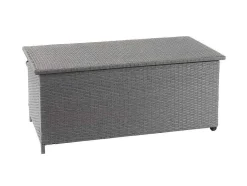 Vente-unique Tuinopslag-Kussenbox Van Polyrattan Mcw-D88 Iii, Premium Grijs, 51X100X50Cm 170L