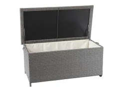 Vente-unique Tuinopslag-Kussenbox Van Polyrattan Mcw-D88 Iii, Premium Grijs, 51X100X50Cm 170L