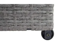 Vente-unique Tuinopslag-Kussenbox Van Polyrattan Mcw-D88 Iii, Premium Grijs, 51X100X50Cm 170L