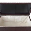 Vente-unique Tuinopslag-Kussenbox Van Polyrattan Mcw-D88 Iii, Premium Bruin, 51X115X59Cm 250L