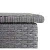 Vente-unique Tuinopslag-Kussenbox Van Polyrattan Mcw-D88 Iii, Basic Grijs, 51X115X59Cm 250L