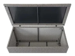 Vente-unique Tuinopslag-Kussenbox Van Polyrattan Mcw-D88 Iii, Basic Grijs, 51X115X59Cm 250L