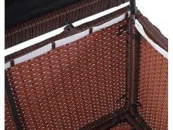Vente-unique Tuinopslag-Kussenbox Van Polyrattan Mcw-D88 Iii, Premium Bruin, 51X100X50Cm 170L