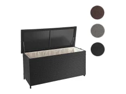 Vente-unique Tuinopslag-Kussenbox Van Polyrattan Mcw-D88 Iii, Premium Zwart, 63X135X52Cm 320L