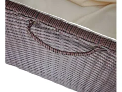 Vente-unique Tuinopslag-Kussenbox Van Polyrattan Mcw-D88 Iii, Premium Bruin, 63X135X52Cm 320L