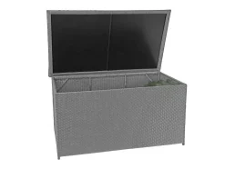 Vente-unique Tuinopslag-Kussenbox Van Polyrattan Mcw-D88 Iii, Basic Grijs, 80X160X94Cm 950L