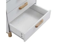 ModernLuxe Ladekast-Ladekast - 4 Laden - In Grenen En Mdf - Wit