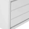 Vente-unique Ladekast-Ladekast Met 6 Lades - Met Ledverlichting - Mdf - Wit Gelakt - Flarancia