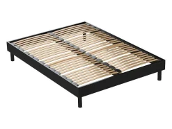 DREAMEA Bedbodem-Lattenbodem Michigan Van - Zwart - 160X200 Cm