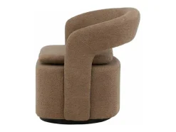 Vente-unique Aanbiedingen: Zitbank & Fauteuil-Laurel Fauteuil Bruin.