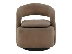 Vente-unique Aanbiedingen: Zitbank & Fauteuil-Laurel Fauteuil Bruin.