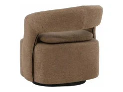 Vente-unique Aanbiedingen: Zitbank & Fauteuil-Laurel Fauteuil Bruin.