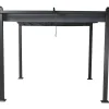 Vente-unique Parasol-Lazio Pergola Grijs.