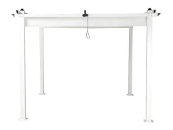 Vente-unique Parasol-Lazio Pergola Wit.