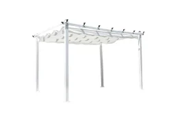 Vente-unique Parasol-Lazio Pergola Wit.