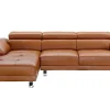 LINEA SOFA Leren Zitbank-Leren Hoekbank Excelsior Ii - Karamel Bruin - Hoek Links