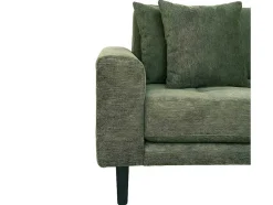 House Nordic Vierzitsbank-Lido Bank Bank Met Chaise Longue Rechts Gericht 4 Kussens Groen.