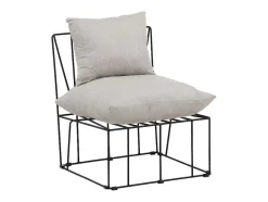 Vente-unique Relaxfauteuil-Livonia Fauteuil Beige.