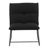 Vente-unique Aanbiedingen: Zitbank & Fauteuil-Madison Fauteuil Zwart.