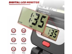 Vente-unique Fitness-Magnetische Roeimachine Voor Home Gym Office Workout 16 Niveau Instelbare Weerstand Met Lcd-Monitor