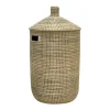 OZAIA Opbergaccessoire-Mand Van Zeegras Met Deksel - D39 X H71 - Naturel - Juvami