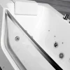 Shower & Design Massagebad-Massagebad Met Glazen Wand En Ledverlichting Dyona - 260L - 1 Persoon - 170*85*58Cm - Balneo Therapie