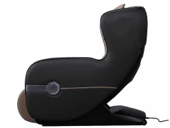 Vente-unique Fauteuil Kunstleer-Massagestoel Kasou Van Kunstleer Met Led-Verlichting - Met Bluetooth - Beige