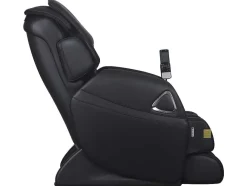 Vente-unique Fauteuil Kunstleer-Massagestoel Leto Van Kunstleer - Nul Zwaartekracht Systeem - Zwart