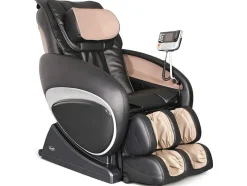 Vente-unique Fauteuil Kunstleer-Massagestoel Moon - Met Moon-Systeem - Zwart