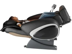 Vente-unique Fauteuil Kunstleer-Massagestoel Moon - Met Moon-Systeem - Zwart