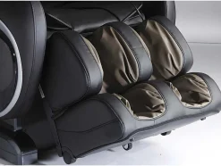 Vente-unique Fauteuil Kunstleer-Massagestoel Moon - Met Moon-Systeem - Zwart