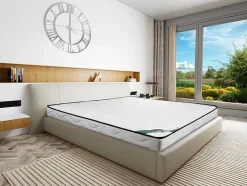 NATUREA Schuimmatras-Matras 140 X 190 Cm Schuim Tijk Van Bamboe, Dikte 15 Cm - Kanani Van