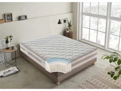 I Love Sleep Veren Matras-Matras Met 800 Pocketveren - Hoogte 25 Cm - 9 Comfortzones Relax-Model 135 X 190 Cm
