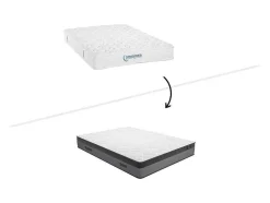DREAMEA Matras Met Vormgeheugen-Matras Met Pocketveren En Vormgeheugen 160X200Cm Dikte 24Cm - Illusion Van