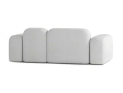 Atio Tweezitsbank-Max Modulaire Bank 2 Zits Lichtgrijs