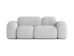 Atio Tweezitsbank-Max Modulaire Bank 2 Zits Lichtgrijs