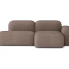 Atio Hoekbank-Max Modulaire Bank 3 Zits Bruin