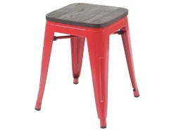 Vente-unique Kruk-Mcw-A73 Kruk Incl. Houten Zitting, Rood
