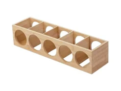 Vente-unique Tafelservies-Mcw-B89 Bamboe Wijnrek, 4 Stuks