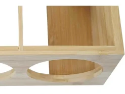 Vente-unique Tafelservies-Mcw-B89 Bamboe Wijnrek, 4 Stuks