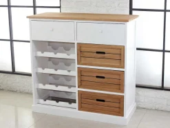 Vente-unique Keukenaccessoire En -Opbergruimte-Mcw-B96 Wijnrek Met Laden