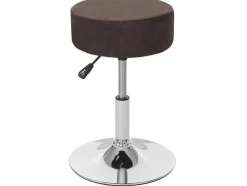 Vente-unique Kruk-Mcw-C22 Kruk, Imitatie Suede, Vintage Donkerbruin